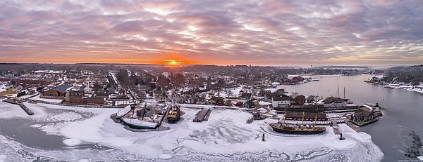 New artwork for sale! - "Frozen Mystic Seaport in Mystic CT" - fineartamerica.com/featured/froze… <a href="/fineartamerica/">Fine Art America</a>