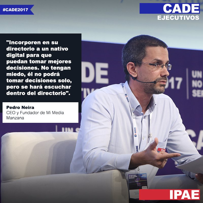 IPAEPERU's tweet photo. ¿Cómo afrontar los desafíos fundamentales para la transformación digital en nuestro país? Sobre ello trató la sesión “Perú Digital, el desafío es hoy” de #CADE2017.
Te invitamos a ver la sesión completa - https://t.co/5HX0hx2cNL https://t.co/mTXGhGmD0h
