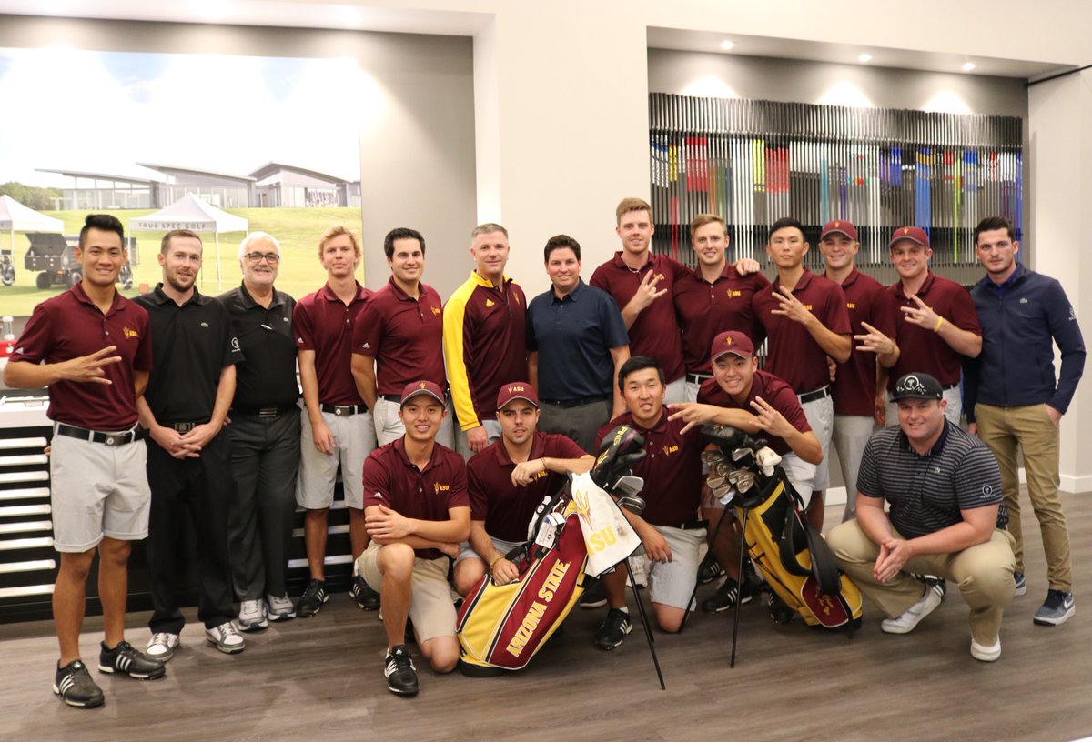 TrueSpecGolf's tweet photo. We had a blast having @sundevilmgolf join us at True Spec #Scottsdale today. Good luck with the rest of your season! #TrueSpecGolf https://t.co/HybiHo1gIL