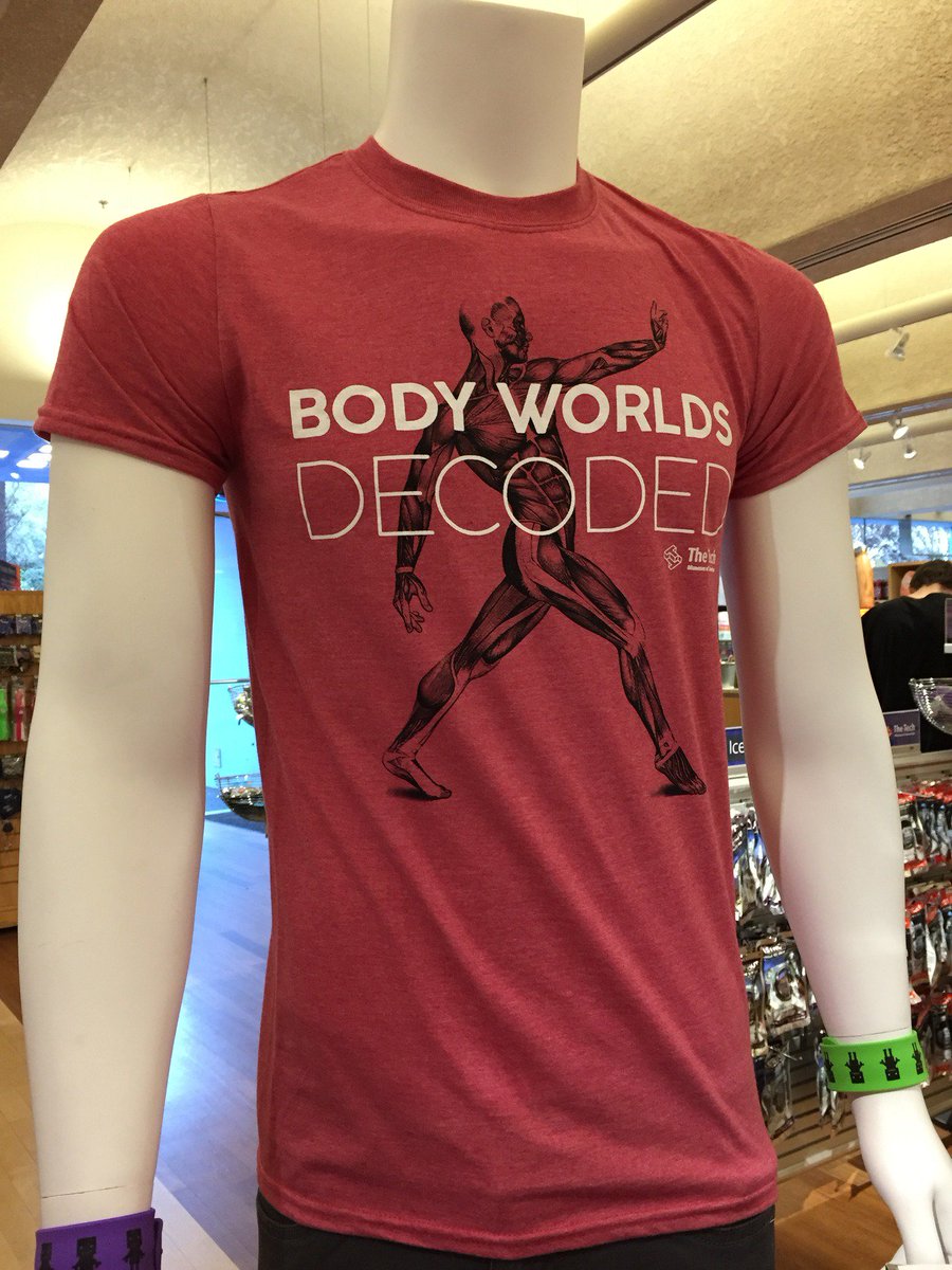 TheTechInteract's tweet photo. Did #BodyWorldsDecoded blow your mind? Commemorate your visit with cool pens, magnets and awesome shirts. #museumstore https://t.co/ZIqnT7ZCh5