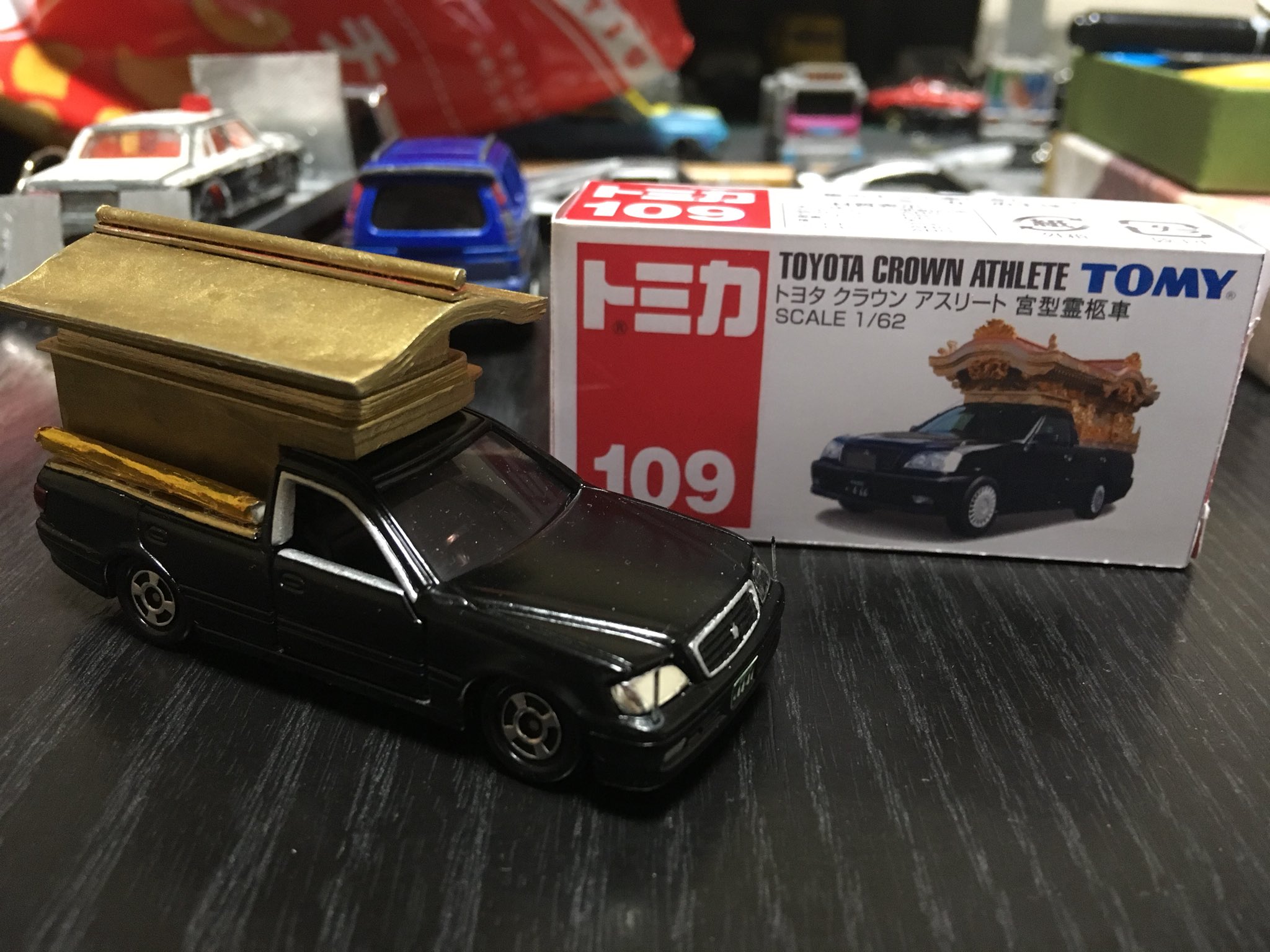 専用　ミニカー　霊柩車　神宮寺宮型四方破風大龍造り Yahoo!オークション -「霊柩車リンカーンコンチネンタル