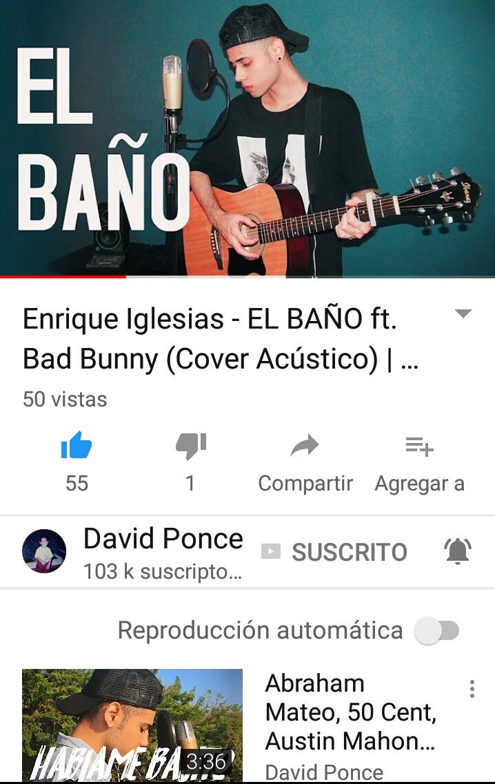 DavidPonceFans1's tweet photo. (Nuevo video en su canal se los recomiendo) mi amor te quedo increíble que bueno que volviste ya te extrañaba! 😍😍😍 @davidponcemusic https://t.co/yBVCElIpGL