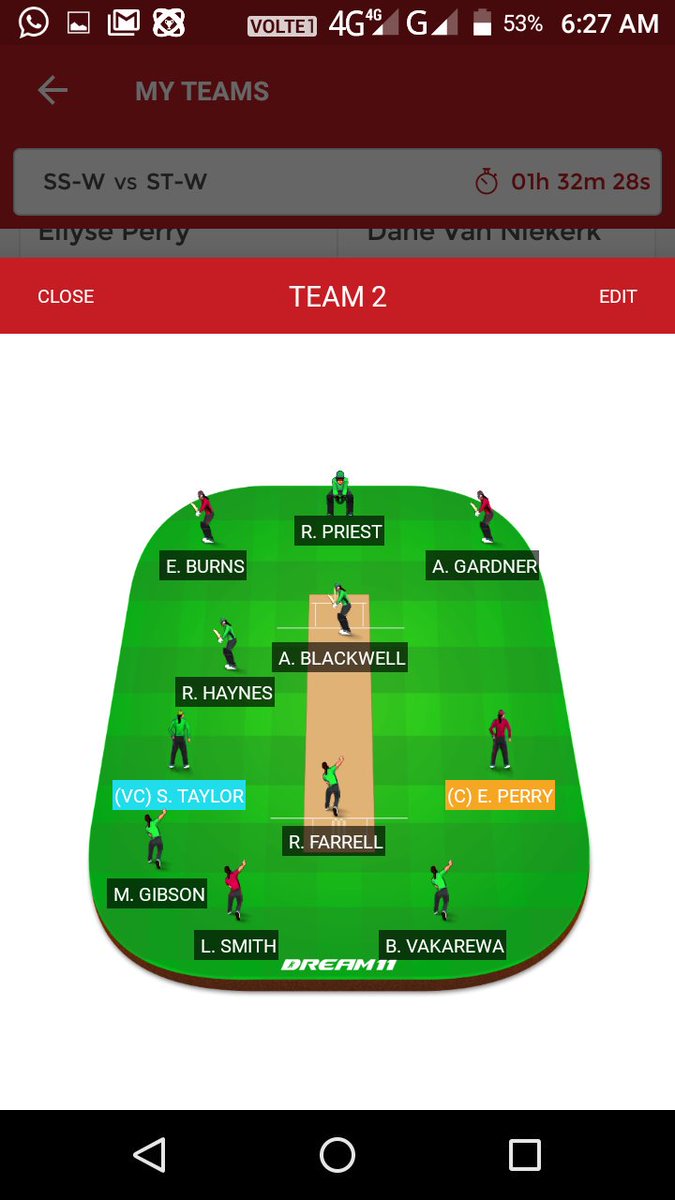 SonuFantasyking's tweet photo. #SSWvsSTW #DREAM11TEAM
SMALL AND GRAND LEAGUE TEAM https://t.co/Ek0Nje4PpA
