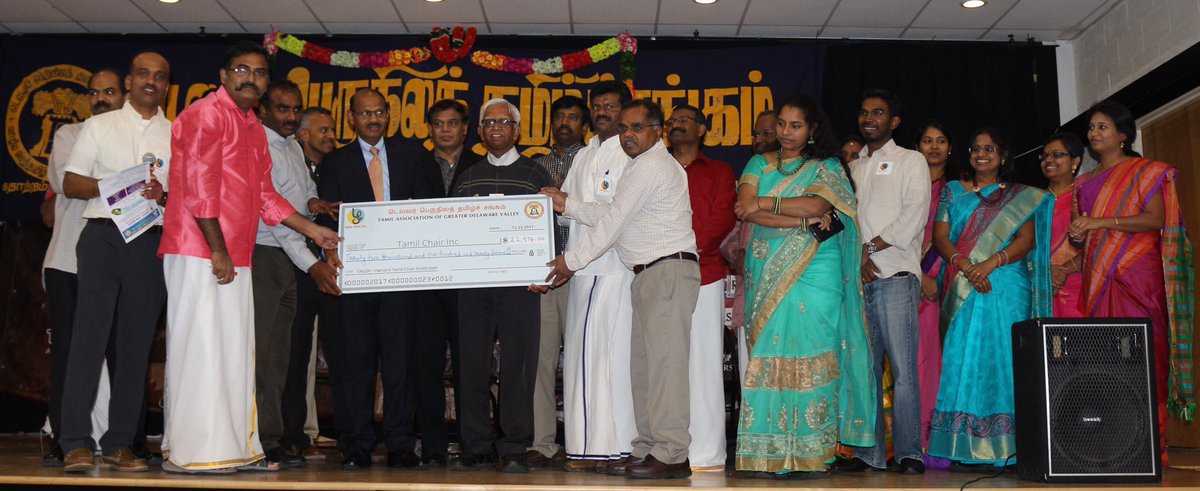TamilChairInc's tweet photo. Tamil Association of the Greater Delaware Valley (TAGDV) hosted a Fundraising Luncheon at Hockessin Montessori School, DE on Dec 23, 2017, in support of #HarvardTamilChair @Harvard. 275+ members attended. We received donations of US$29,000 from this single event. தமி���் வாழ்க! https://t.co/Vb7Z9iydPD