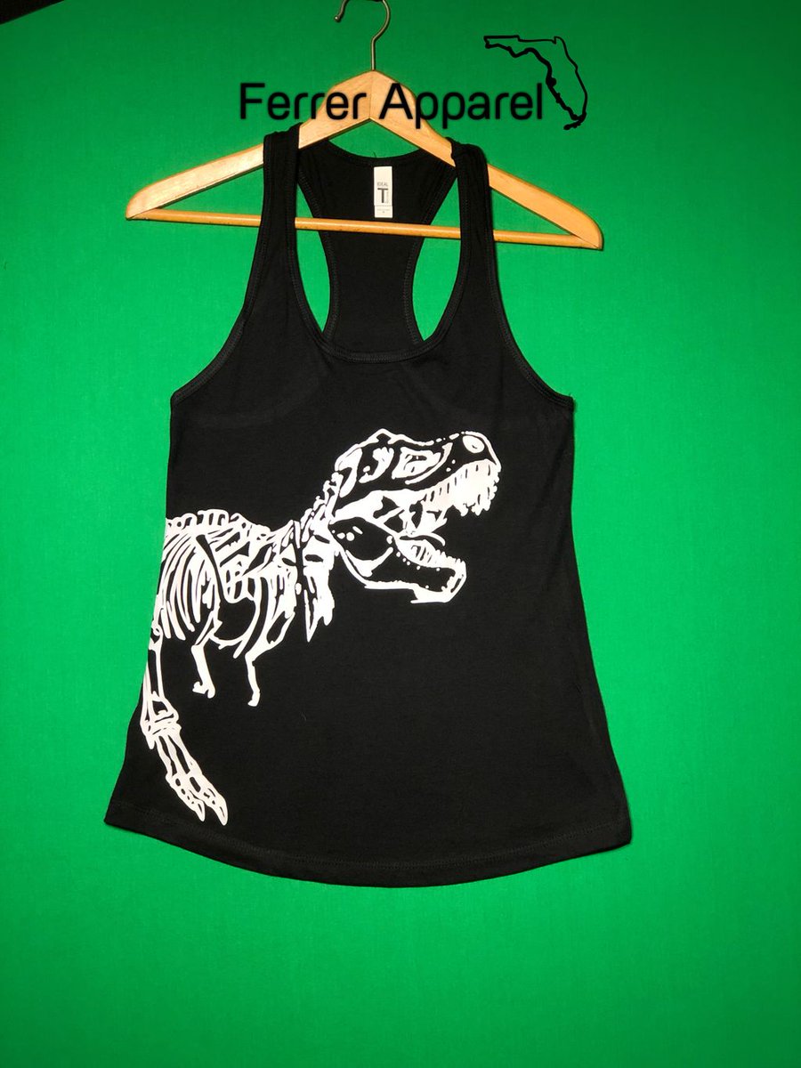 ferrerapparel's tweet photo. 🦖😎 Awesome custom T-Rec Tank Top we printed for @cecilbear22 #roar #TRex #customtanktop #custom #miami #southflorida #HappyCustomer #Friday #tanktop #apparel #clothing #FerrerApparel #new #lifestyle #animal #customapparel #fitness https://t.co/4zXtx8FKVN
