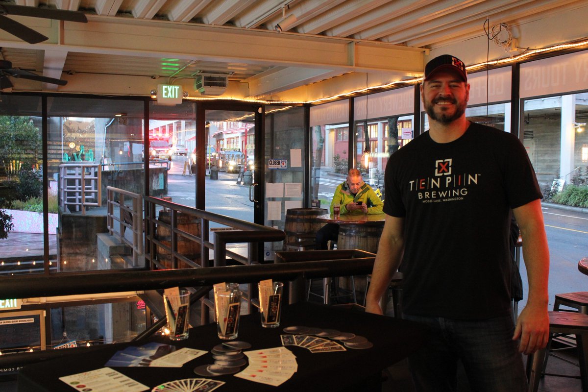seattlebeerco's tweet photo. Had a blast with @TenPinBrewing yesterday at our Local Brewery Tap Takeover! #tenpinbrewing #seattlebeerco #localbrewery #taptakeover https://t.co/HWd2dZA5s7