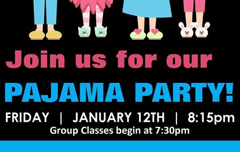 FADSMokena's tweet photo. Get cozy with the team of @FADSMokena this evening for our very special Friday Night Pajama #Party! So grab your favorite bunny slippers, your most festive (and family friendly) night time wear, and let's social #dance the night away. https://t.co/67f6g13JUG