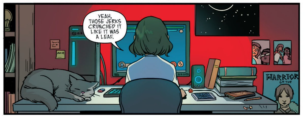 Not done with the finals yet, but we're working hard on this book! @Treestumped's colors are magic ? 
