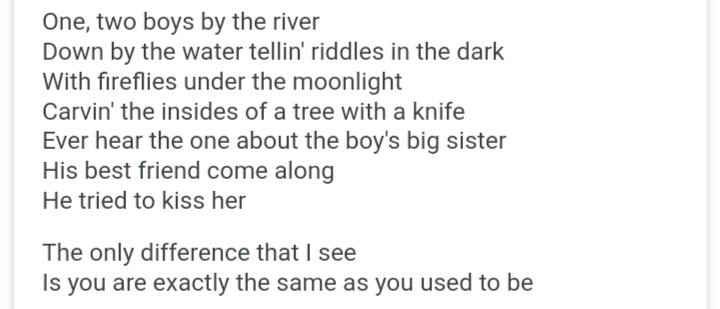 700poems's tweet photo. I just realized this old song from 2005 by the Wallflowers....
🎶🎵"The only difference that i see, is you are exactly the same as you used to be"🎵🎶
.... is about Trump 😨
#shitholeTOWER https://t.co/MDNrgry5Fb