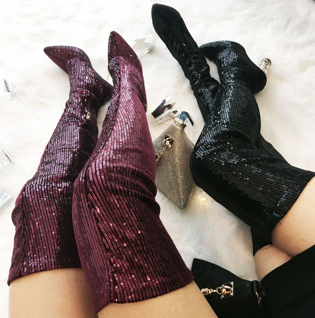 TRAFFICSHOE's tweet photo. There's nothing sexier than OTK sequin boots! ๐ #tsxoxo
click to shop โญ https://t.co/0sC9XuBwOK
#TSXOXO #fashion #BootSeason #Shoes #shoelover #sales #trendy #handbags #heels #NewArrivals #shoppingonline #ShoppingQueen #Trending #trends #fashionblogger https://t.co/IcA67rsu19
