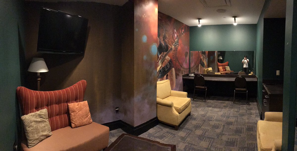 You would not believe the things we found cleaning the green rooms 😶