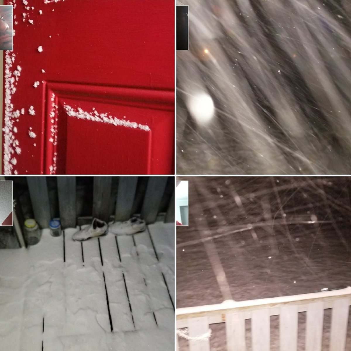 Getting snow