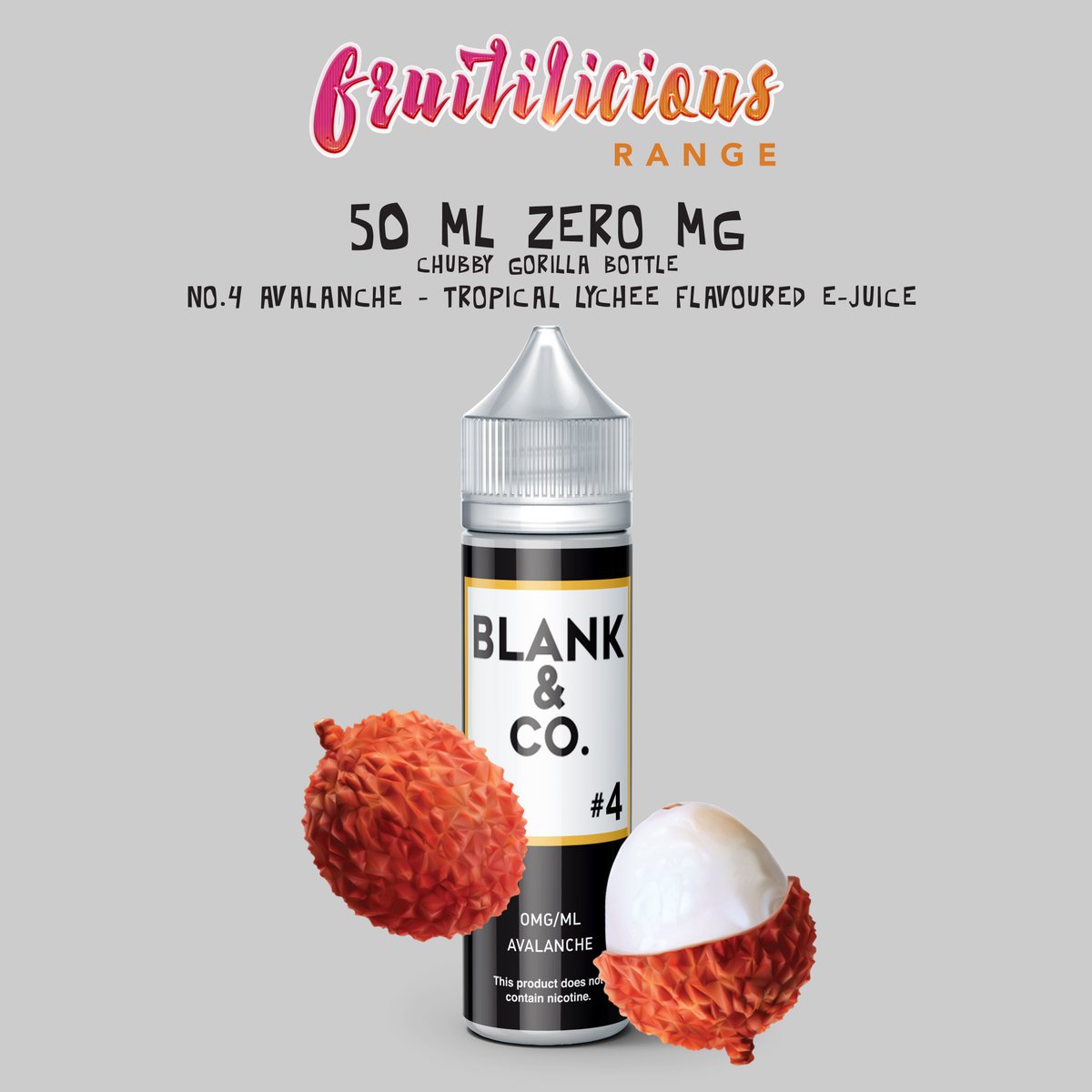 eliquids2go's tweet photo. Shop #4 AVALANCHE 50 ML 0 MG eJuice from Blank &amp; Co. – a premium e-liquid with tropical lychee flavour. https://t.co/d7s5Na8lmf   #vape #eliquid @vapeworld @VapeGiant @MadVapes @VapianoUK https://t.co/i0x0XQBSxQ