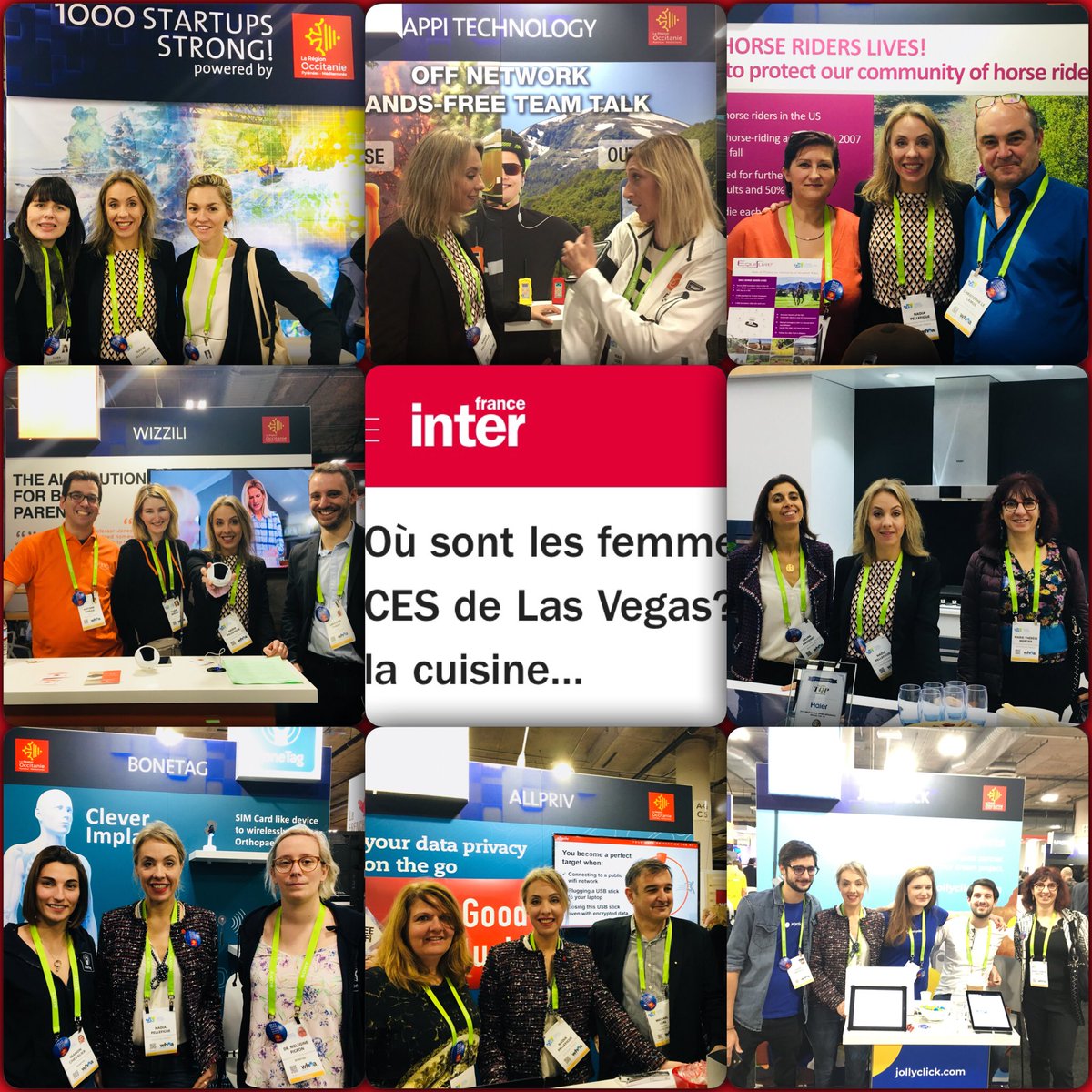 Où sont les femmes au #CES de Las Vegas ? Cc <a href="/franceinter/">France Inter</a> 

💪🏼 En <a href="/Occitanie/">Région Occitanie</a> ! 
Rendre visible les startuppeuses parce que, chez nous, le combat pour l’égalité c’est toute l’année! 
#PoweredByOccitanie cc <a href="/CaroleDelga/">Carole Delga</a> <a href="/NadiaBakiri/">Nadia Bakiri</a>
