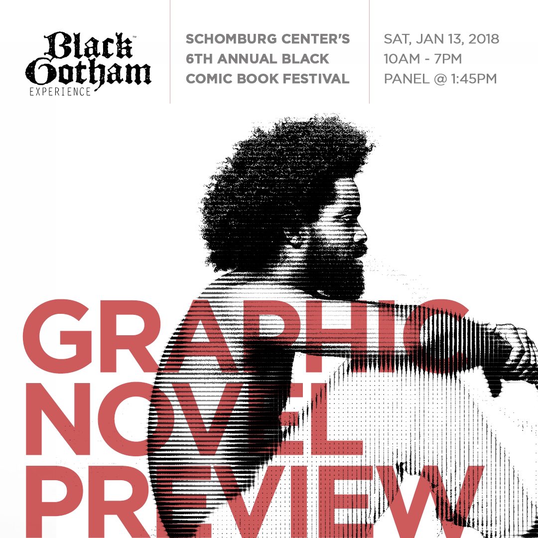 elizabethmeggs's tweet photo. Join @BlackGotham at the Schomburg Center's 6th Annual Comic Book Festival!!!!!!
#InsideBlackGotham
#blackcomicbookfestnyc https://t.co/tJhKR2PCx1