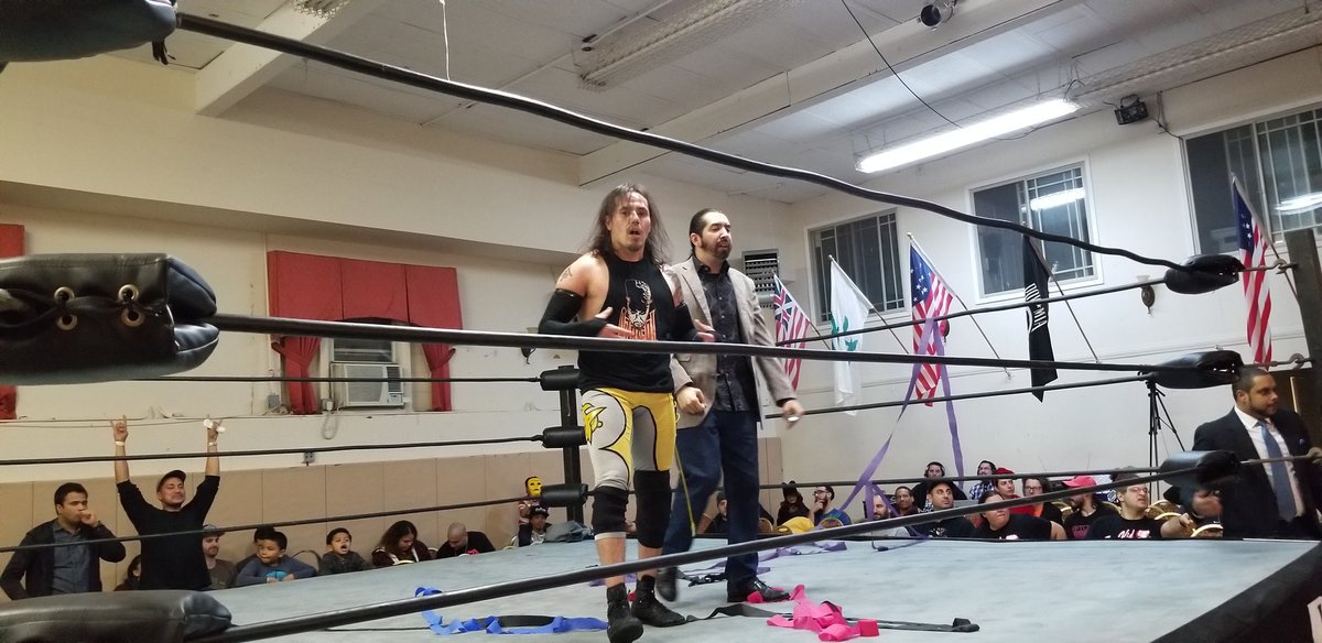 reidhcooper's tweet photo. After interference from SCA @AzRi3aL is the number #1 contender at @BCW_Wrestling_ #DangerousIntentionsII https://t.co/hXnMZV0E9S
