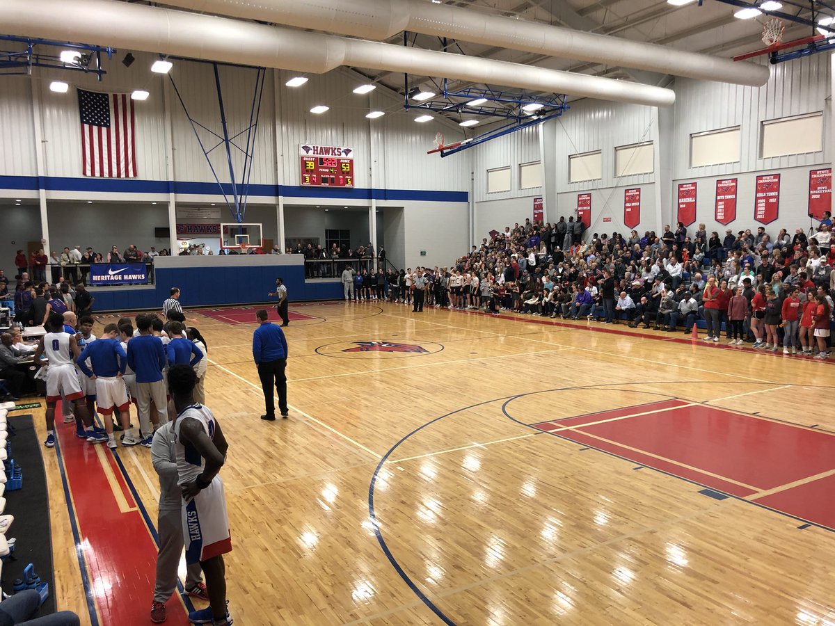 No <a href="/FutsalAtlanta/">Atlanta Futsal</a> in Sanders so down to the Heritage Center for some basketball between Trinity vs <a href="/THS_Newnan/">The Heritage School</a> Heritage Hawks. <a href="/THS_HawksSports/">Heritage Athletics</a> came out on top 63-49. Great atmosphere. Maybe this could be futsal in a few years? #theheritageschool #newnan #futsal #Basketball #gisa