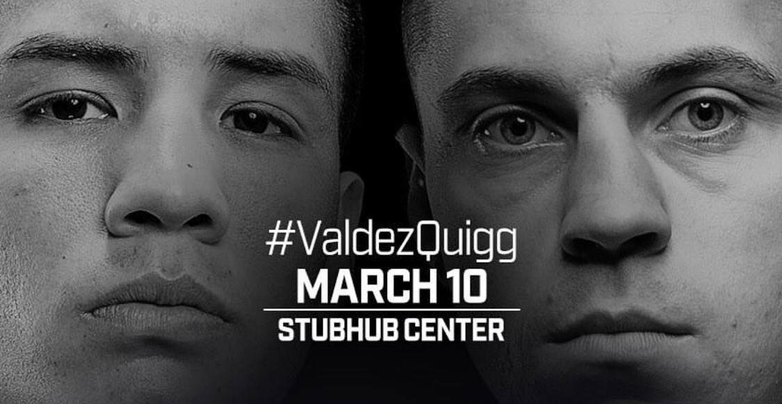 It’s all signed  I’ll be fighting <a href="/oscarvaldez56/">Oscar Valdez</a>  for the WBO featherweight world championship on March 10th @StubHubCenter #ValdezQuigg #andthenew