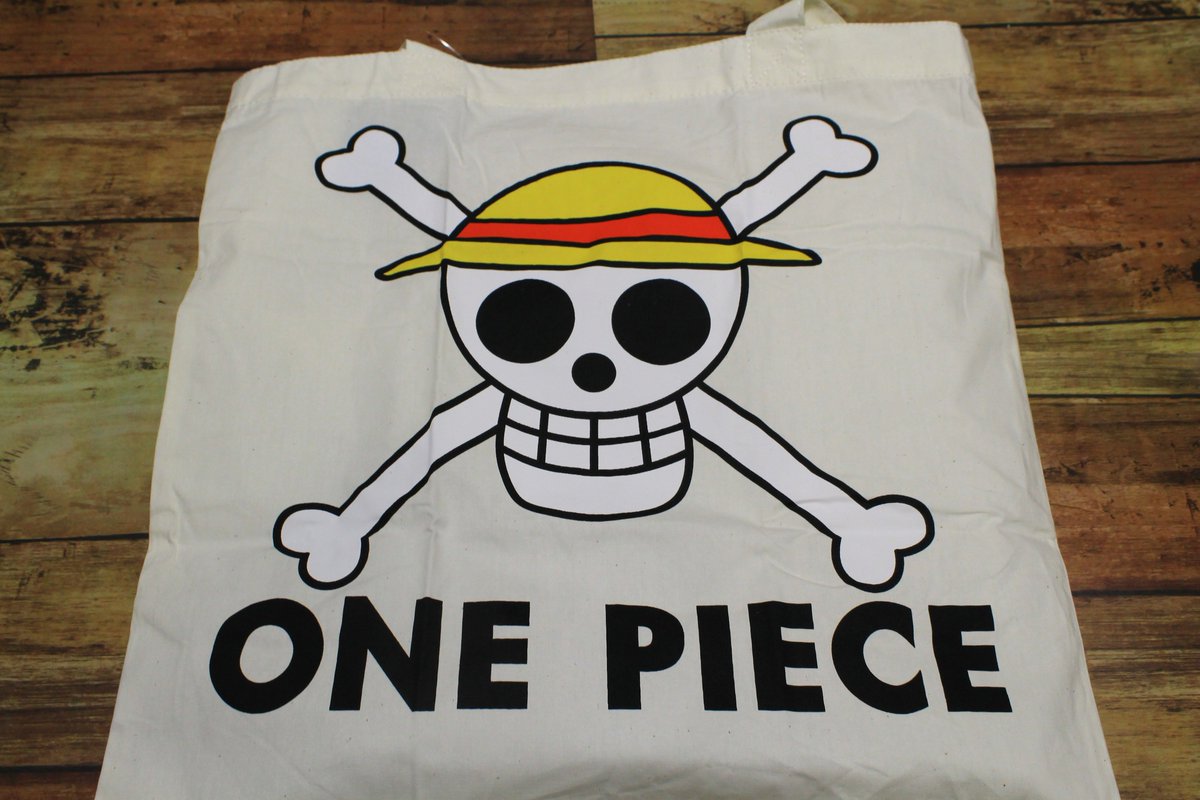 One Piece麦わらストア渋谷本店 Twitterissa 新商品 エコマーク付コットンバッグ 麦わらの一味 600円 税 好評発売中 Onepiece 麦わらストア