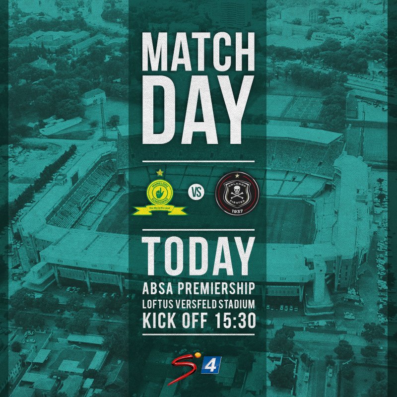 orlandopirates's tweet photo. ☠ Mamelodi Sundowns vs Orlando Pirates
📅 Today, 13 January 2018
🏟 Loftus Versfeld Stadium
⚽ 15:30
📺 SuperSport 4
⚫⚪🔴⭐
#AbsaPrem #Matchday
☠#ONCEALWAYS ☠ https://t.co/ivG8ps6yio