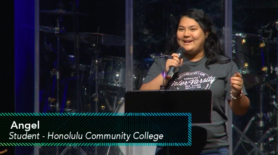 Are you watching the #Ambition18 livestream??? If you're not, you're missing amazing stories from students like Angel: "I am the prodigal that came home." #collegeministry #mission