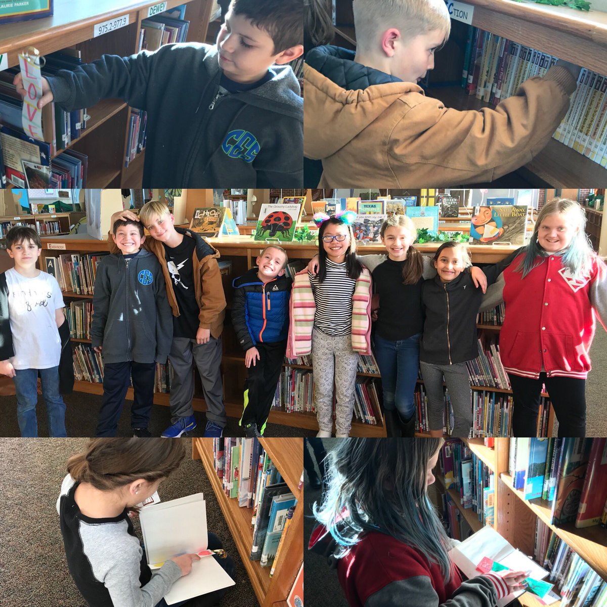 First Kindness club meeting of the new year! These sweet students made bookmarks and hid them in books in our library for a fun surprise to whoever checks them out! Love their hearts!! <a href="/CaprockES/">Caprock Elementary</a> <a href="/glassen17/">Gennel Lassen</a> #ceskindnesssquad #cesbragchat
