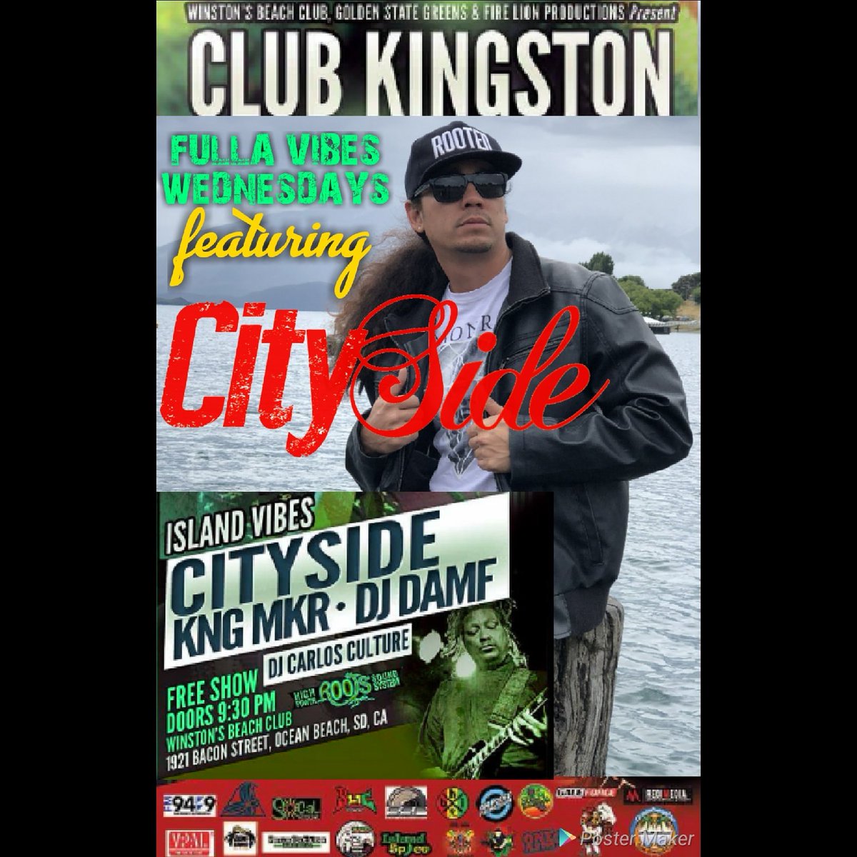 kekoatheartist's tweet photo. San Diego we jammin WEDNESDAY 1/17 @winstonsob @clubkingston Doors open at 9:30pm w/@djcarlosculture #KNGmkr  &amp; #djDAMF no cover come down!!! #CitySide #winstonsob #sandiego
 @fm949sd #RootedMovement @keepitrooted #sd #cali #PeopleUnite https://t.co/KlmQ6doiCh