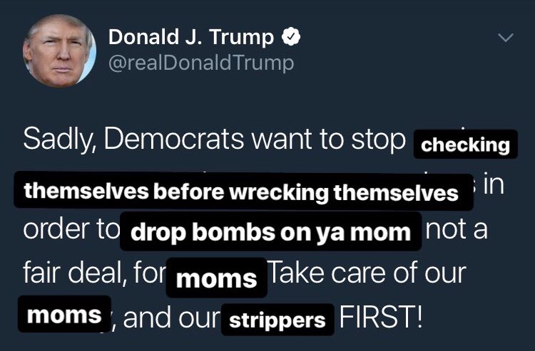 Trump MadLibs (@djtmadlibs) on Twitter photo 