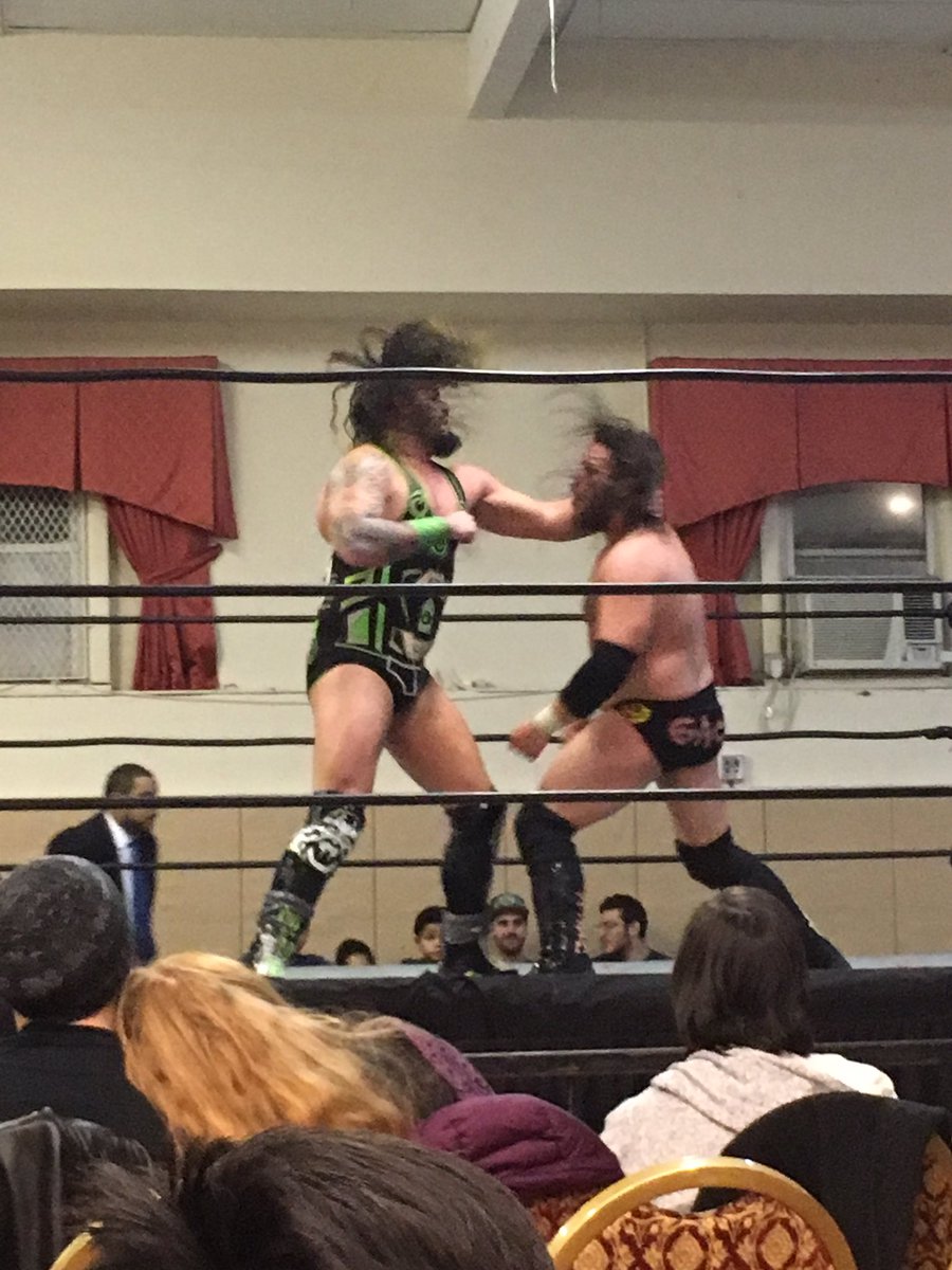 gAy_W_A's tweet photo. Tonight's main event of @thebigorlando vs @JoeGacy at #DangerousIntentionsII was fantastic! https://t.co/mSMwtpAmZ3