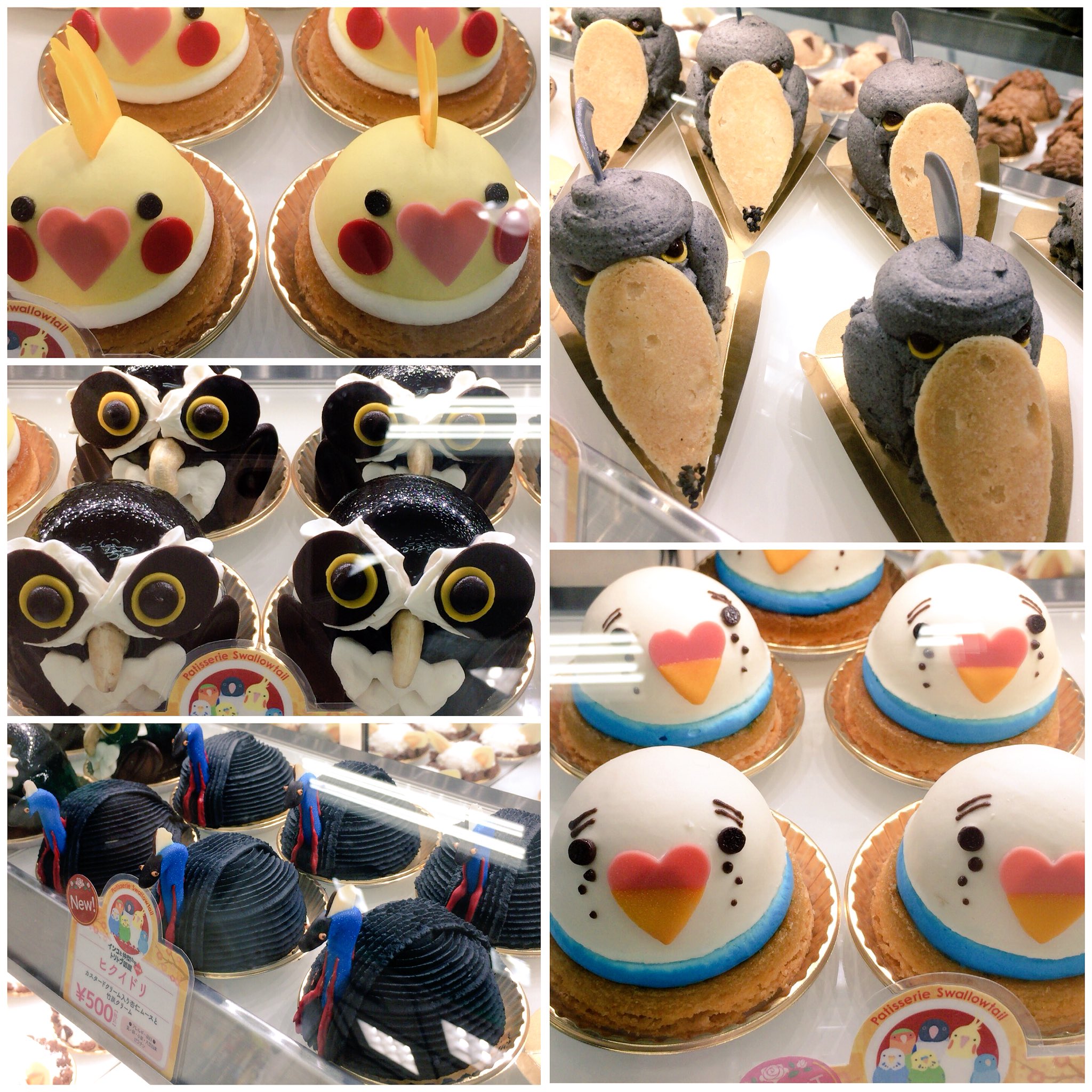 Twitter पर Patisserie Swallowtail どれにするか悩んじゃう 可愛い鳥達のモチーフケーキ パティスリースワロウテイルでは 1月28日まで可愛い鳥達をイメージ致しましたケーキを販売しております 東急ハンズ池袋店1fにて販売中です 是非 お立ち寄り