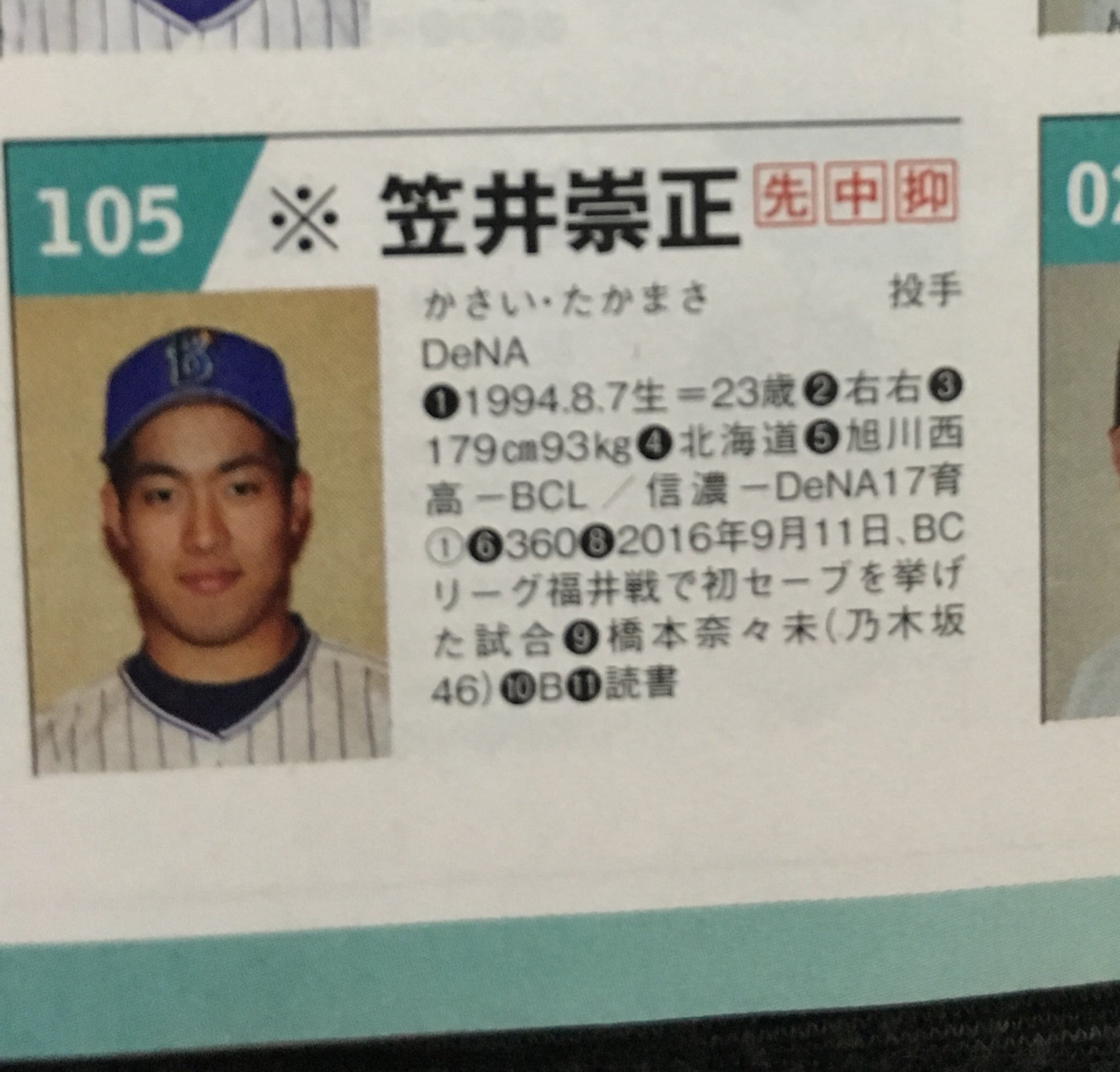 きんぐへーろー ついに笠井が 支配下登録 旭川西高初のプロ野球選手 1軍で早く見たい ウインターリーグ良かったしね 好きな芸能人に乃木坂46の橋本奈々未をあげるあたり流石です 高校愛を感じます 乃木坂46 横浜denaベイスターズ プロ野球