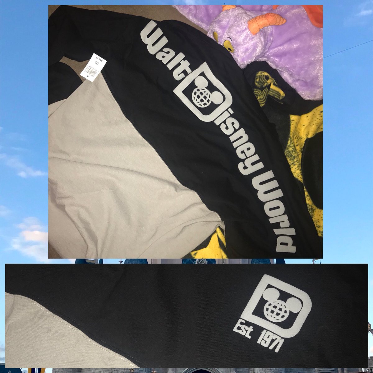 lilrunner's tweet photo. Finally got a WDW Spirit Jersey! Sure it might be completely Disney basic right now, but I love the retro look! Plus it’s “winter” here tomorrow and actually winter at home, so that’s an excuse to buy one! 😍 #disneybasic #disneyspiritjersey #disneyside https://t.co/m6YBMps6Xv