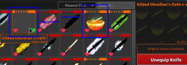 roblox knife codes 2018