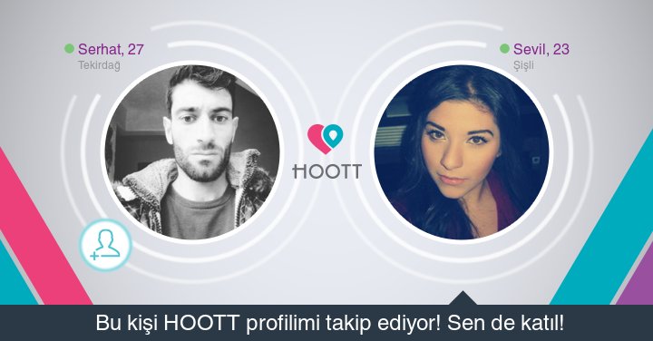 #HOOTTapp HOOTT süper! Takipçilerime gözat hemen. HOOTT ile eğlen! goo.gl/jPUaB0