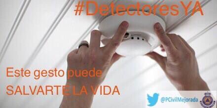 PCivilMejorada's tweet photo. Y si tienes instalado un detector, salvarás tu vida y la de los tuyos porque te avisará del incendio!!!
#DetectoresYA #ExtintoresYA https://t.co/WWyf73DSbh