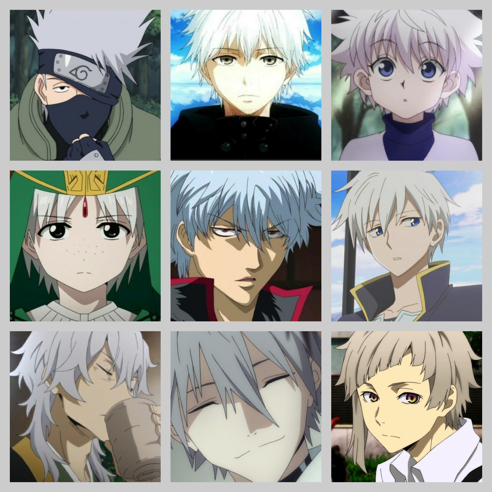 Gir あずらく 俺ガイル結 金髪 銀髪 黒髪 茶髪男キャラ総まとめ 好きなキャラがいたらrt アニメ好きと繋がりたい アニメ