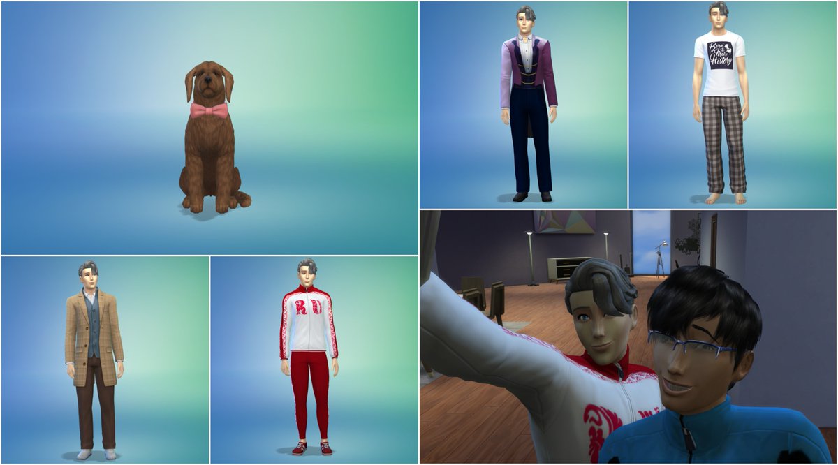 Shayology ㅣskate On My Grave So I Might Be Spending My Night Finding Mods To Make Yuri On Ice Characters And Their Pets In The Sims 4 Don T Mind