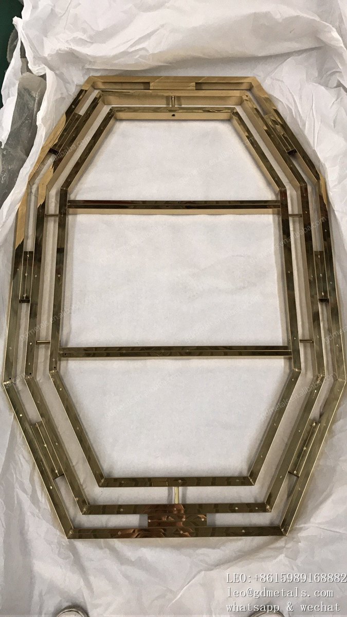 bryant_lithium's tweet image. Stainless Steel Mirror Frame for Casino Projects