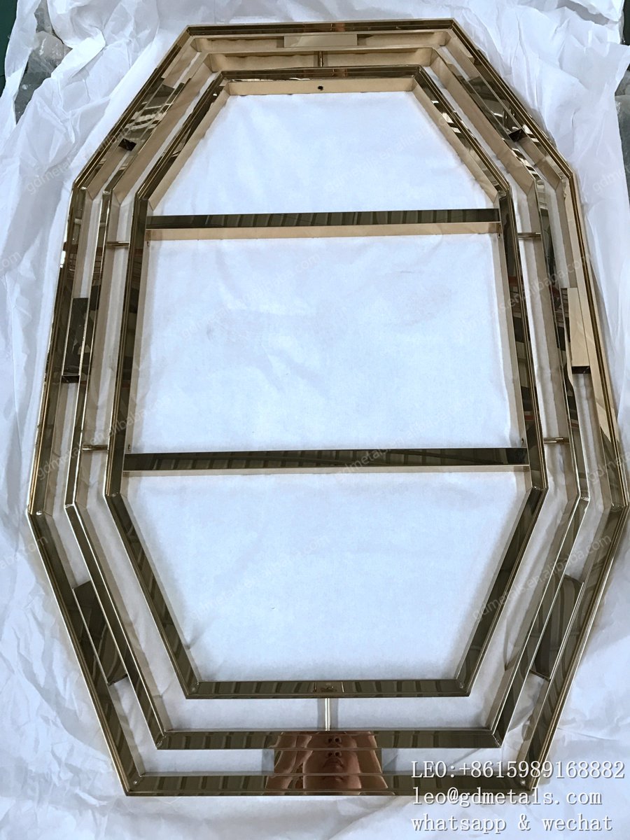 bryant_lithium's tweet image. Stainless Steel Mirror Frame for Casino Projects