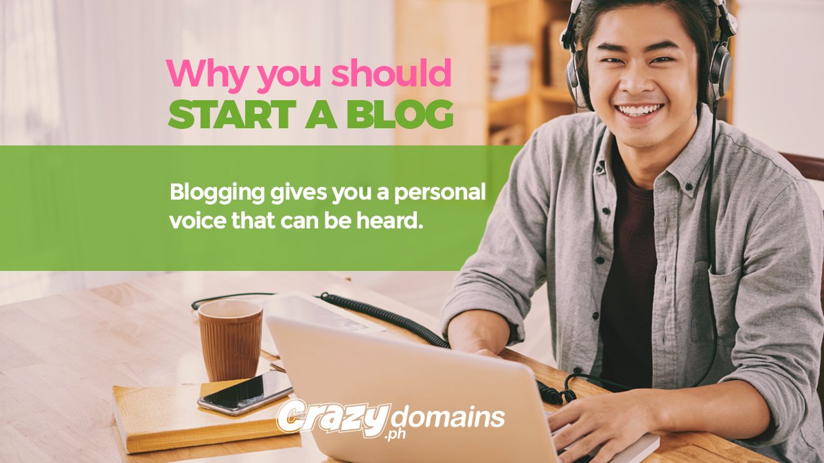 crazydomainsph's tweet photo. In a blog, you become your own media. You have the freedom to tell the story or opinions in any creative way you want. A blog enables you to reach thousands—even millions—of readers. https://t.co/YNx9768p4A