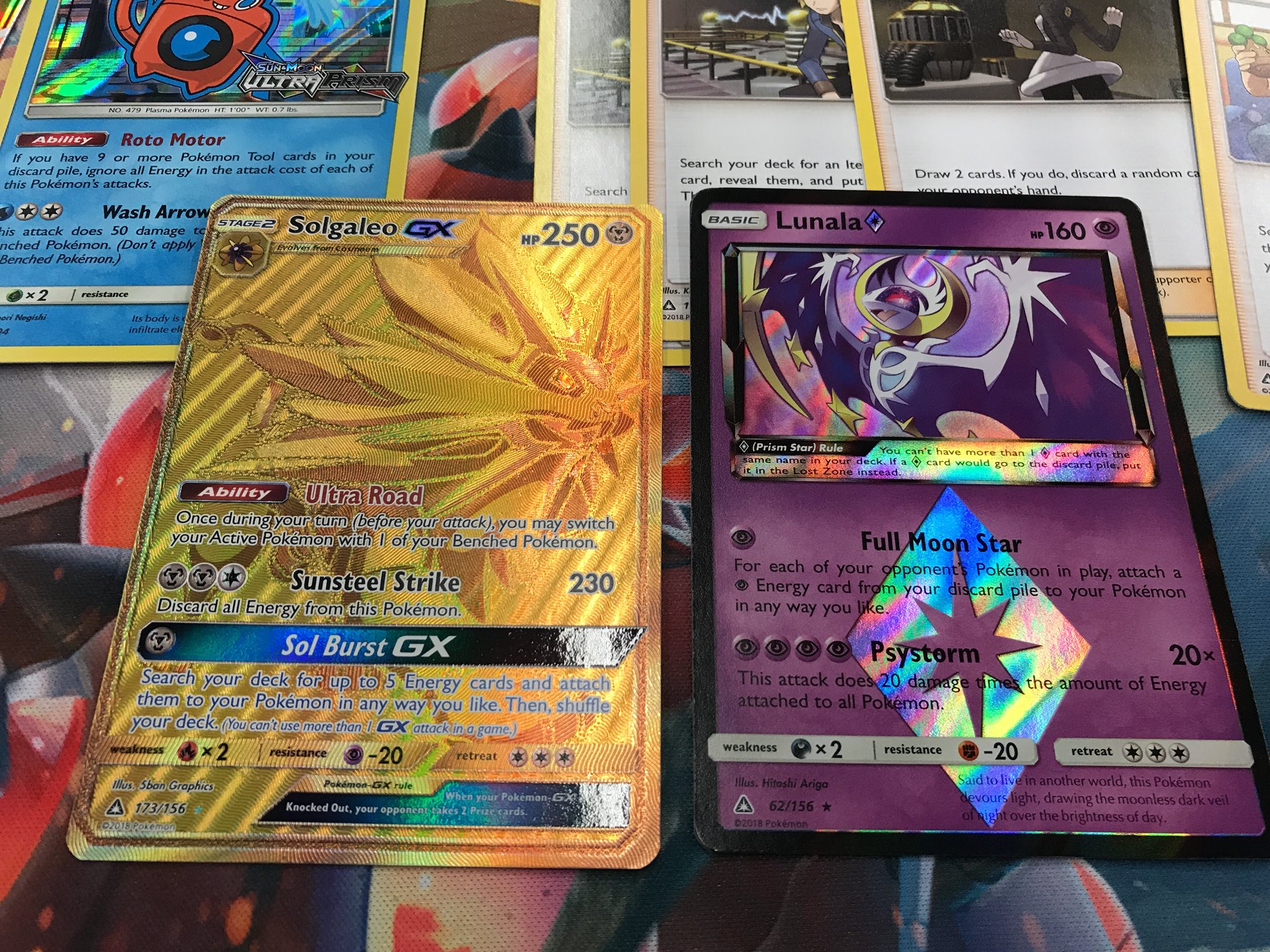 Lunala Prism Star - Sun & Moon: Ultra Prism - Pokemon