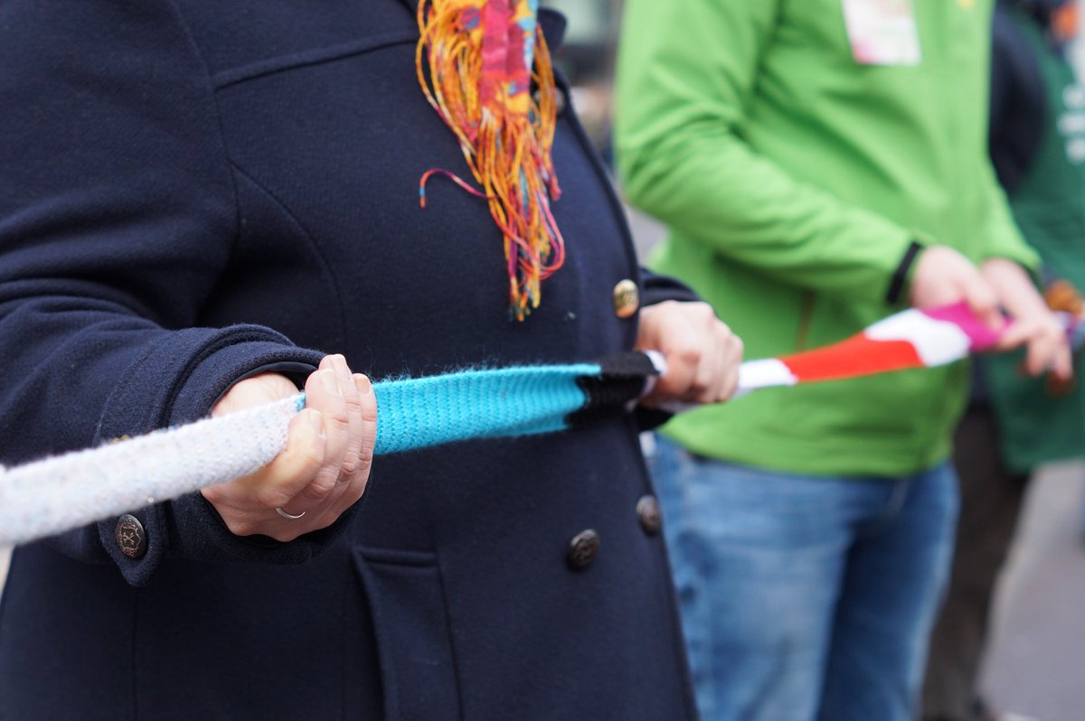 Impressionen von der heutigen Meile der Demokratie in #Magdeburg.