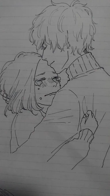 なんか…絵が描けない…。
話も全然つなげらんなくて頭が真っ白で担当様に呆れられてるんじゃないかと焦る。逆プロットと言うものを練習にやっているけどやり方あってんのかな…?
もがきまくって1枚目みたくすぐベソかいている。でも今日ひいたおみくじが大吉でいいこと書いてあったからまだ大丈夫! 