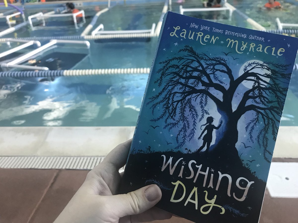 leahod's tweet photo. My #swimclassread continues to be Wishing Day this week.  @LaurenMyracle #d100pride https://t.co/y9IcOyAlEI