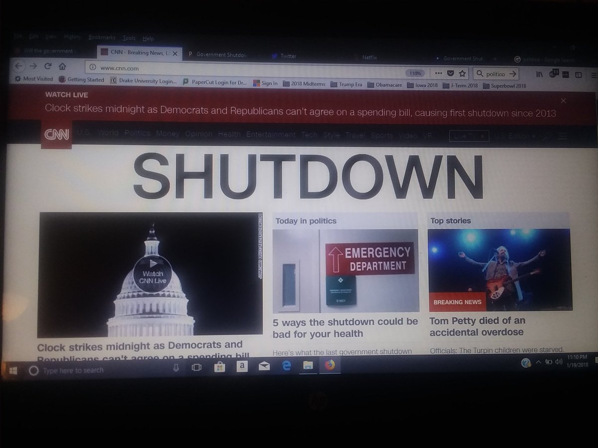 2018_Iowa's tweet image. Thanks for the #TrumpShutdown @ChuckGrassley, @SenJoniErnst, @RepRodBlum, @RepDavidYoung and @SteveKingIA. #Iowa2018 #iapolitics #ialegis