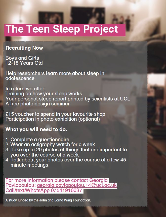 LiLAS Lab IOE UCL On Twitter Our Teen Sleep Study Funded By Impressive Teenage Sleep Patterns LiLAS Lab IOE UCL On Twitter Our Teen Sleep Study Funded By Impressive Teenage Sleep Patterns