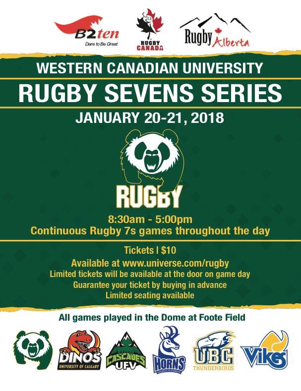 StAlbertRugby's tweet photo. The Alberta Regional Championship (ARC) and @CanadaWest #rugby 7's is here! So much talent at Foote Field this weekend and extra cheers for our #sarfc athletes 🇨🇦🏉🏆 
#yegrugby #edmontongold #yycrugby https://t.co/BDBg4sT4AP
