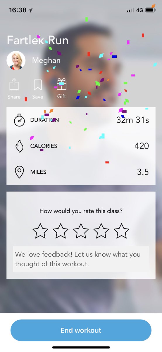 Albow48's tweet image. No mods on this advanced Fartlek @Aaptiv Hot,hard and earnt that donut! Ha ha