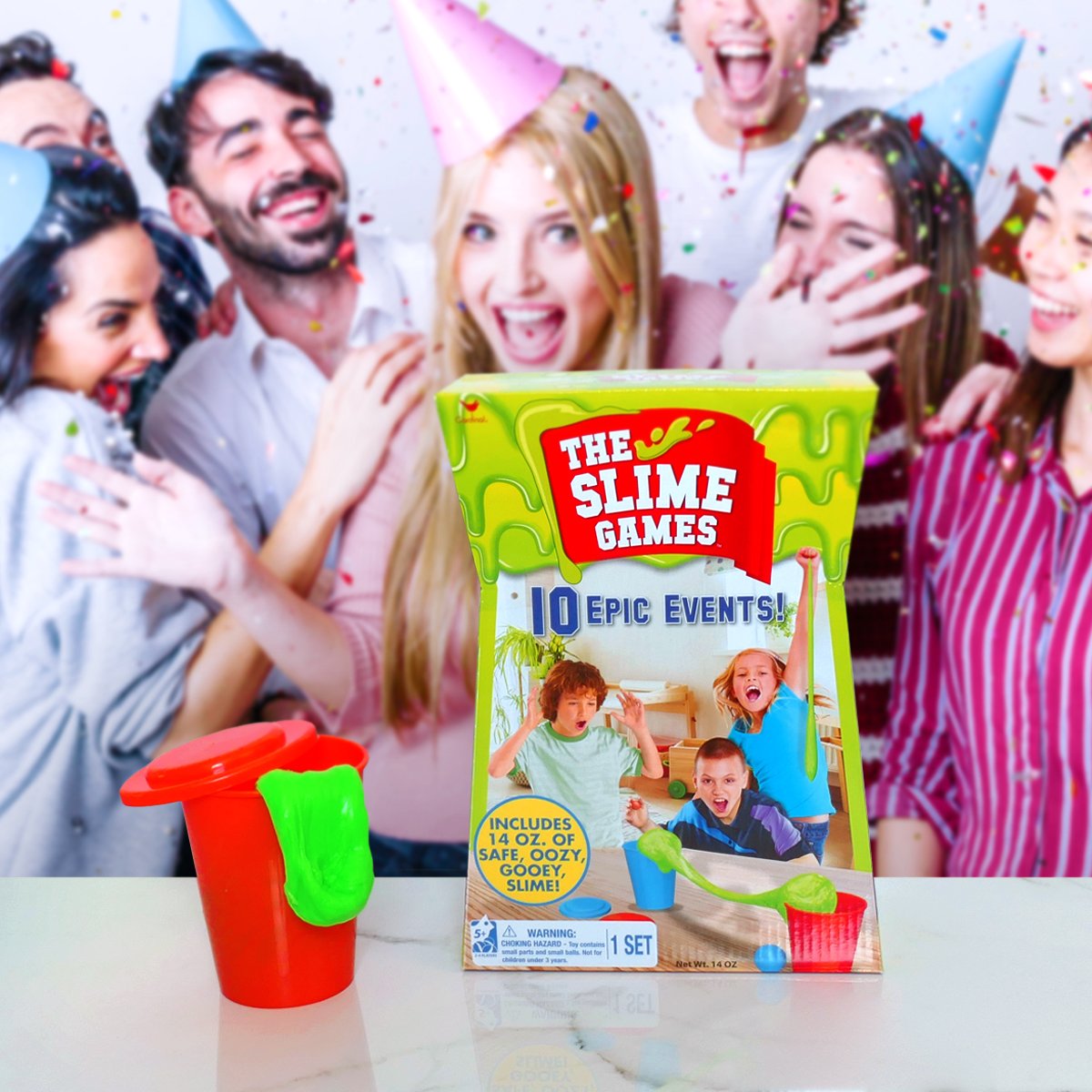 CardinalGames's tweet image. We squished and slimed our way into 2018 and this weekend you can keep the party going with an epic Slime Party with #SlimeGame! #GameNight #FunWithFriends #Slime #Slimey #Weekend