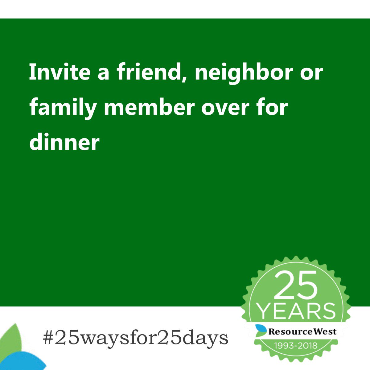 ResourceWest's tweet photo. Day sixteen - Way sixteen #25waysfor25days https://t.co/ubKtvHhGOA